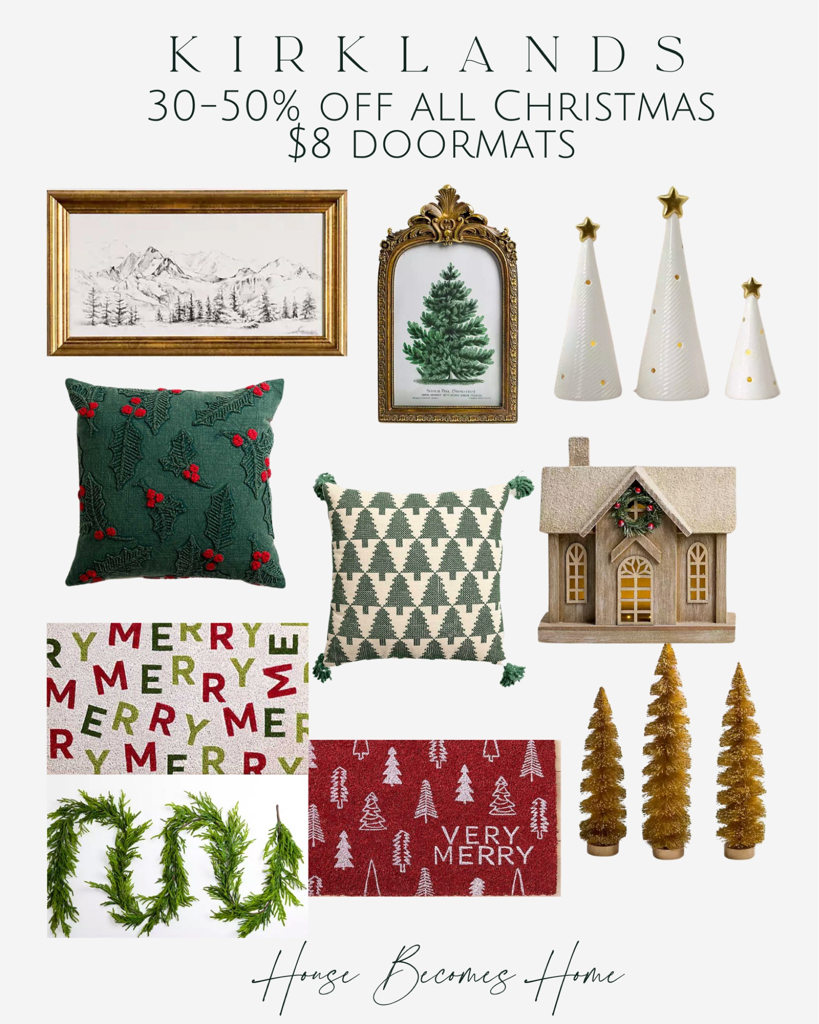Kirklands sale! 30-50% off all Christmas and $8 Doorbusters including doormats

#LTKsalealert #LTKHoliday #LTKSeasonal