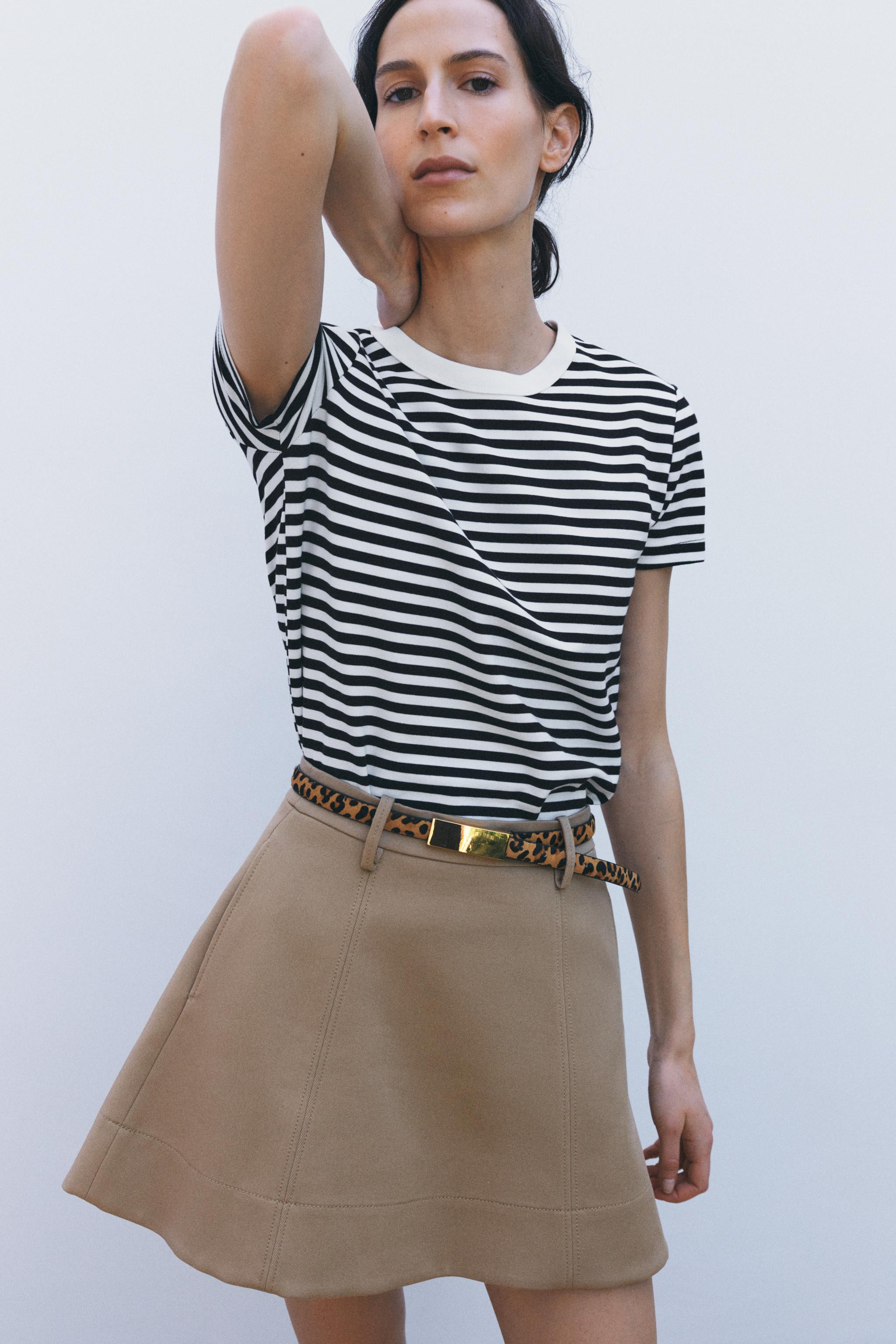 INTERLOCK SHORT SLEEVE T-SHIRT | Zara US