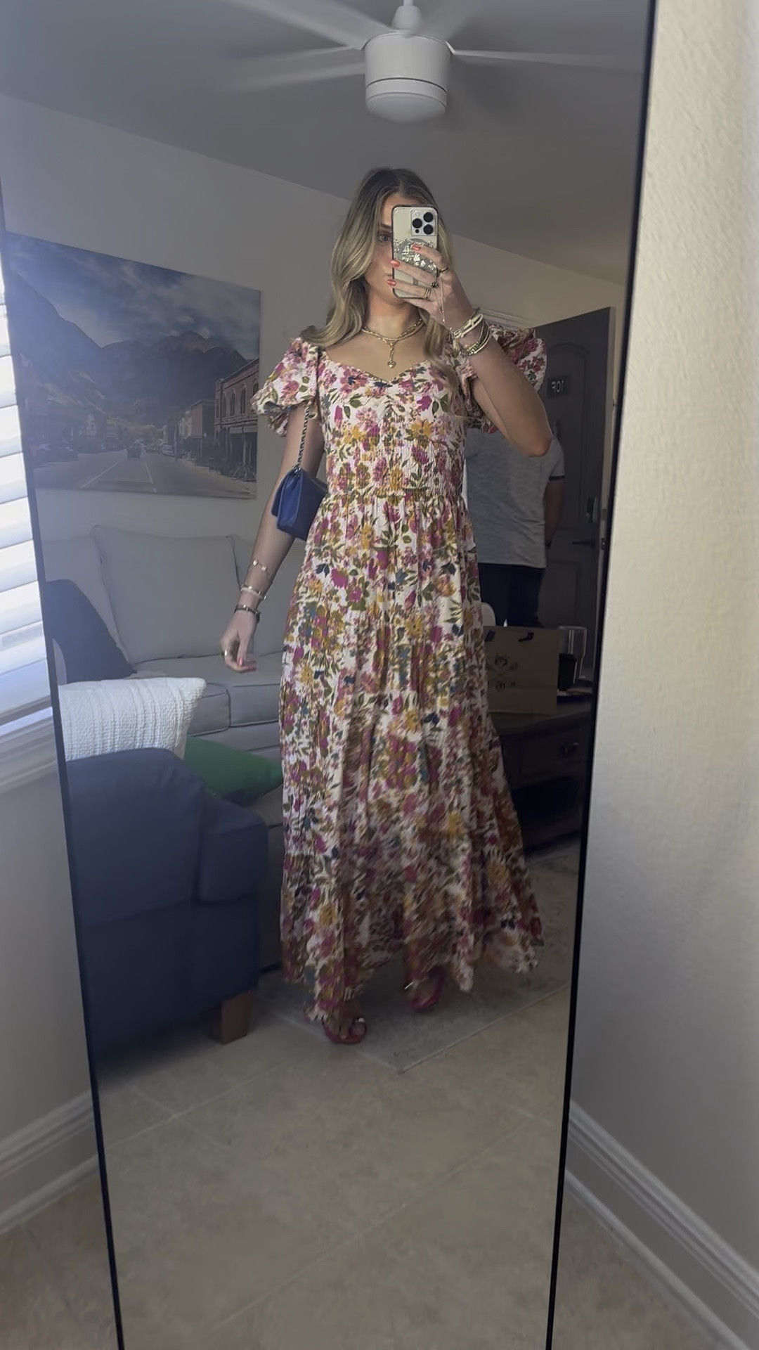 Happy Easter. My dress is from Bohme my code is 20SLOANE! ROBBIE FLORAL MIDI DRESS IN PINK in size XS. My shoes are a Walmart find  Scoop Women's Strappy Stiletto with Toe Loop  

#LTKWatchNow #LTKFindsUnder100 #LTKShoeCrush