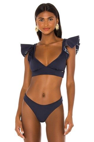 BOAMAR Funn Bikini Top in Deep Blue from Revolve.com | Revolve Clothing (Global)