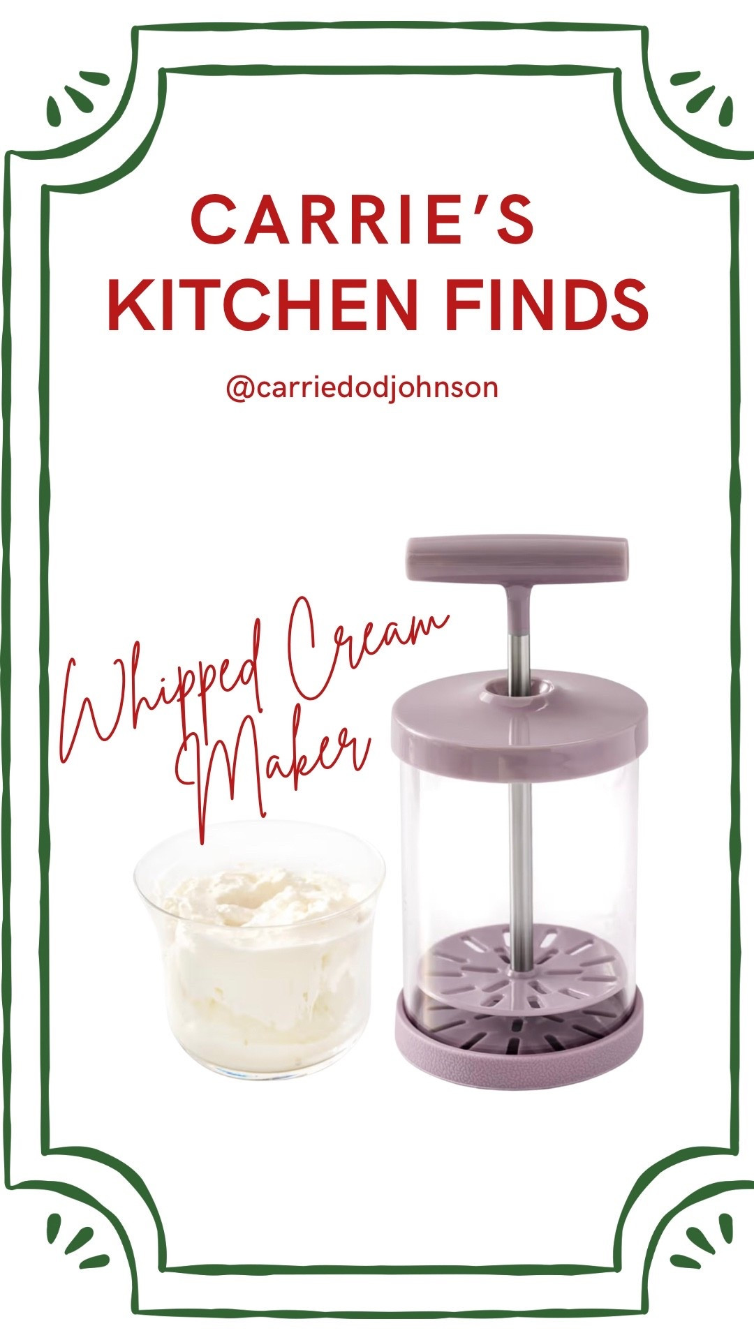 Homemade whipped cream anytime!

#LTKmomlife #LTKHome #LTKHoliday