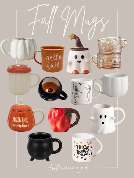 The best unique fall and Halloween mugs for this season. 

Find cute, seasonal coffee mugs to add to your collection. From autumn classics to spooky Halloween options.

You're sure to find a cozy new mug for your collection!


#LTKFind #LTKhome #LTKSeasonal