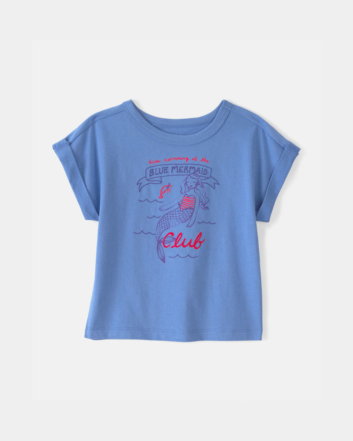 Toddler Girl Mermaid Top - Blue | Carter's | Carter's Inc