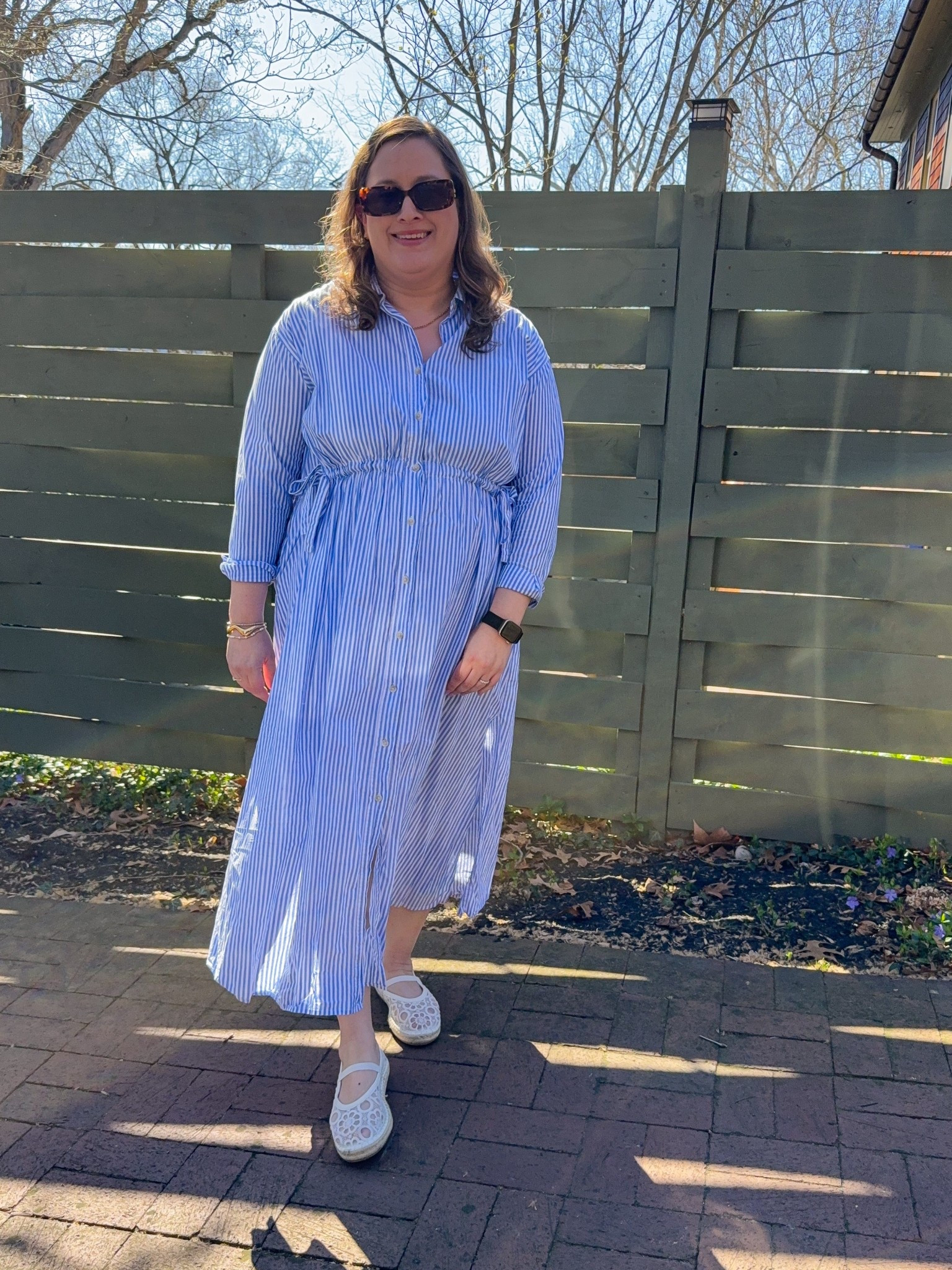 Baby shower outfit, shirt dress for springg

#LTKMidsize #LTKSeasonal