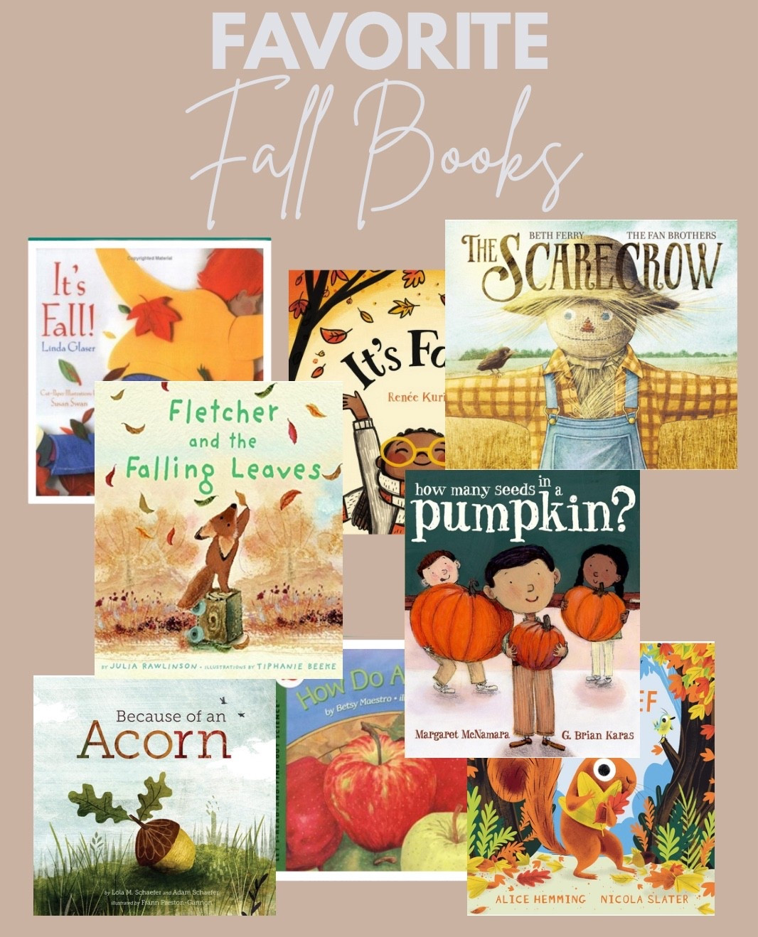 Here’s a list of all our favorite books this time of year 🍁🐿️🍂

#fallbooks #fallbooksforkids #fallbooksforpreschoolers #autumnbooks #kidsautumnbooks #childrensbooks

#LTKSeasonal #LTKHalloween #LTKKids