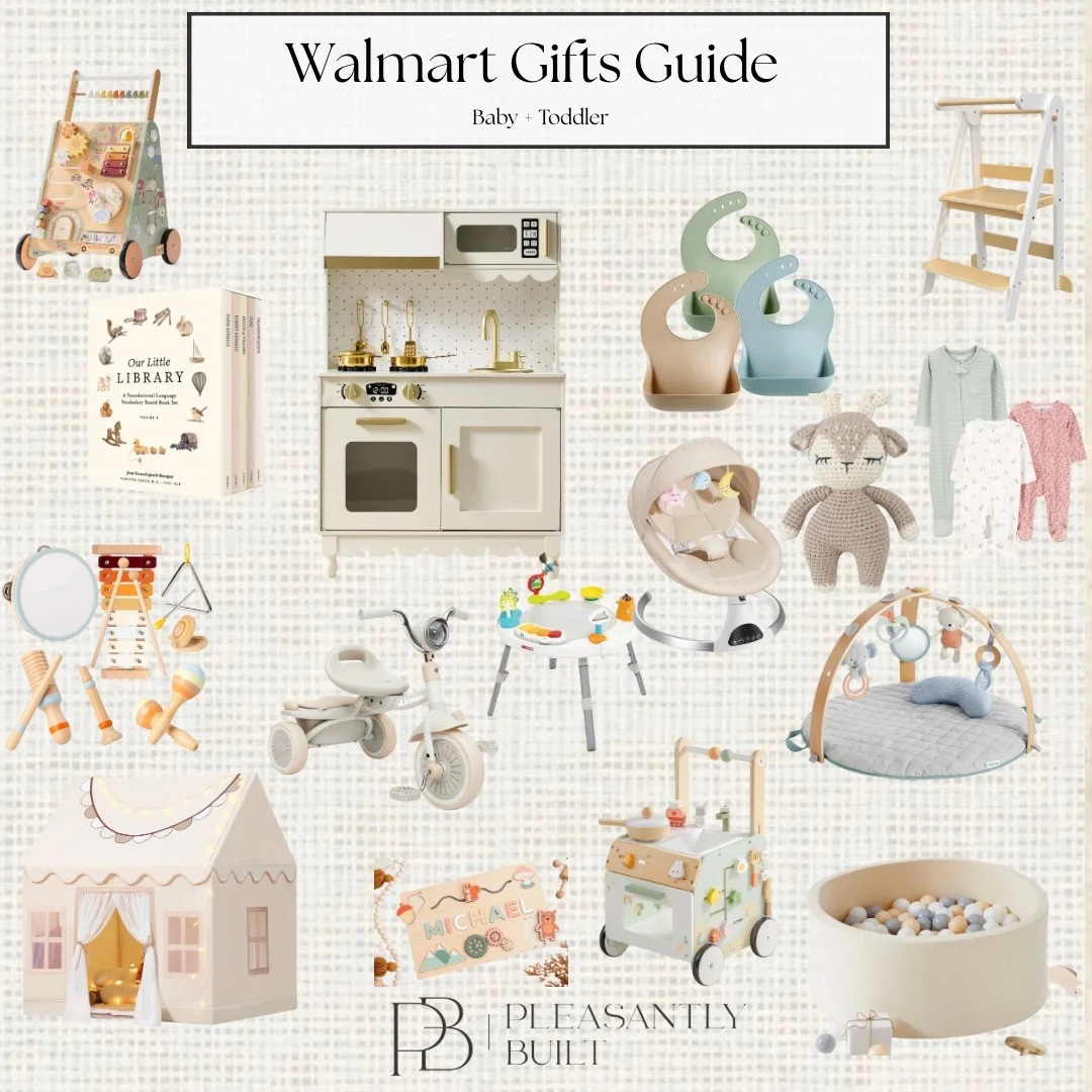 Making holiday magic easy with the cutest baby & toddler toys from Walmart 🎁✨#WalmartFinds #WalmartToyHaul #WalmartGifts #BabyGifts #ToddlerToys #GiftGuide #HolidayGiftGuide #MomLife #ToddlerLife #BabyEssentials #ToyShopping #AffordableGifts #babygiftguide #toddlergiftguide #pleasantlybuilt 

 #LTKGiftGuide #LTKHoliday #LTKKids