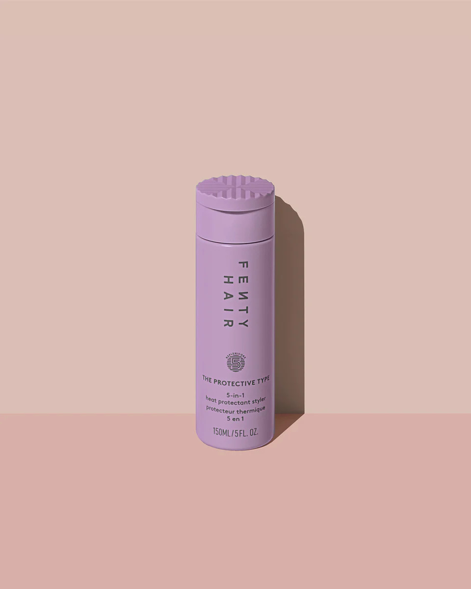 The Protective Type Frizz-Smoothing Heat Protectant Styling Cream | Fenty Beauty