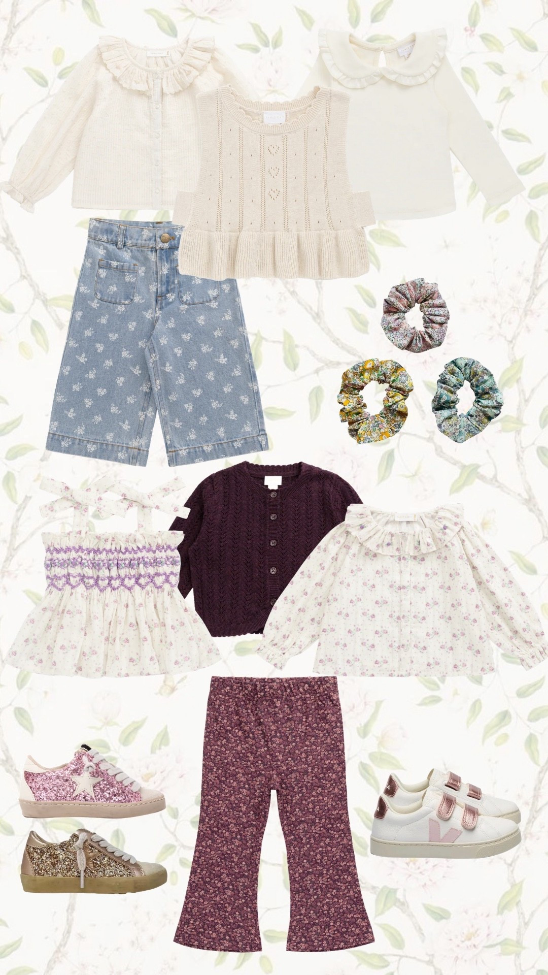 The sweetest girls’ styles for the new school year 🤍 Loving these floral prints and dainty hair accessories!