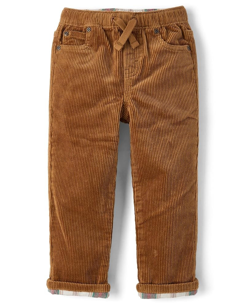 Gymboree Boys' and Toddler Pull on Corduroy Roll Cuff Pants | Amazon (US)