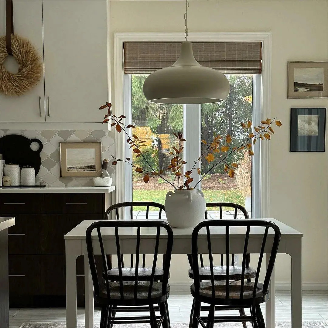 Natural Flax Bamboo Woven Shade - Gray Brown | TWOPAGES