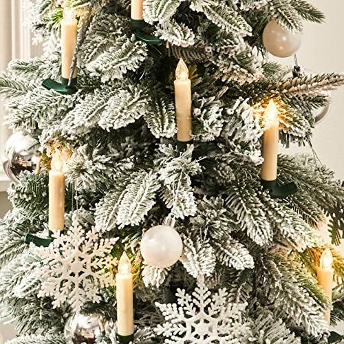 Daord 30 PCS Flameless LED Taper Candles Battery Operated Christmas Tree Candle Lights Electric F... | Amazon (US)