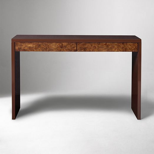 Roan Lacquer & Burl Console Table (48") | West Elm (US)