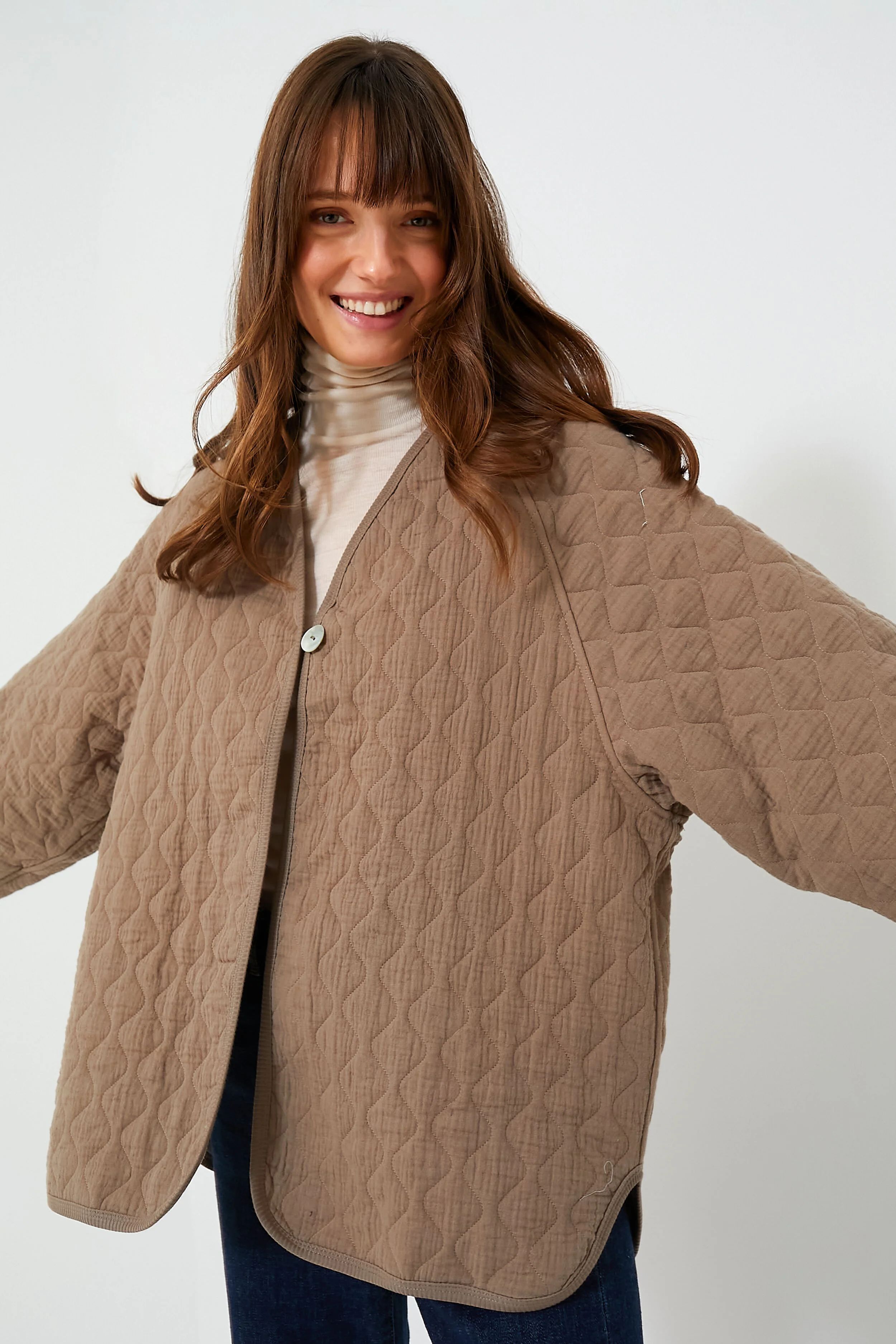 Mushroom Quilted Jacket | Tuckernuck (US)