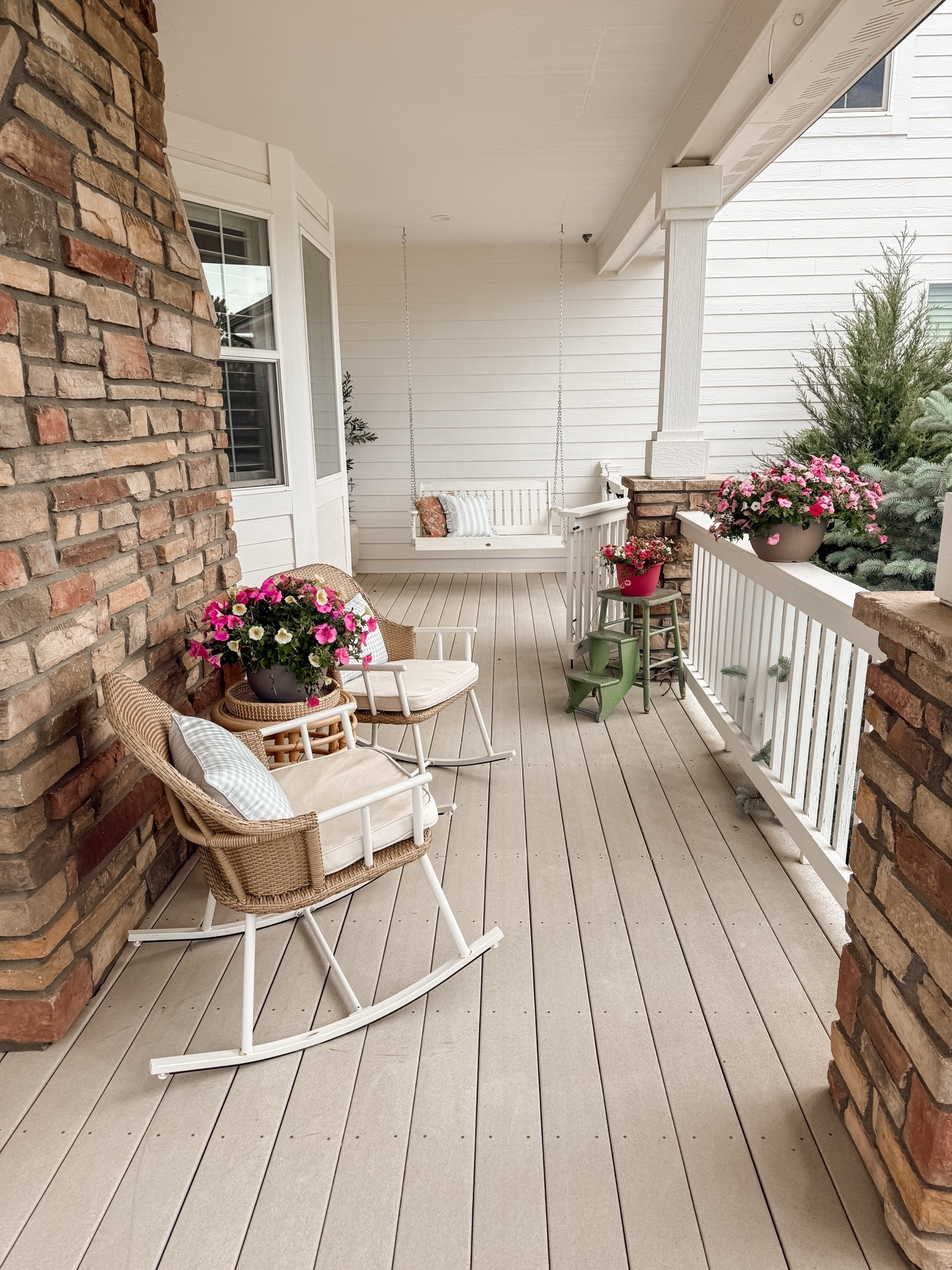 Target rocking chairs are on sale!! I’ve had these two summers now. They’ve helped up great. Linking the matching loveseat and ottoman. 

Target style, home decor, outdoor patio, Sarah Joy

#LTKSaleAlert #LTKHome