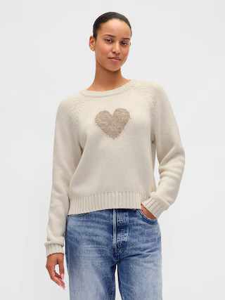 Cotton-Blend Raglan Crewneck Sweater | Gap (US)