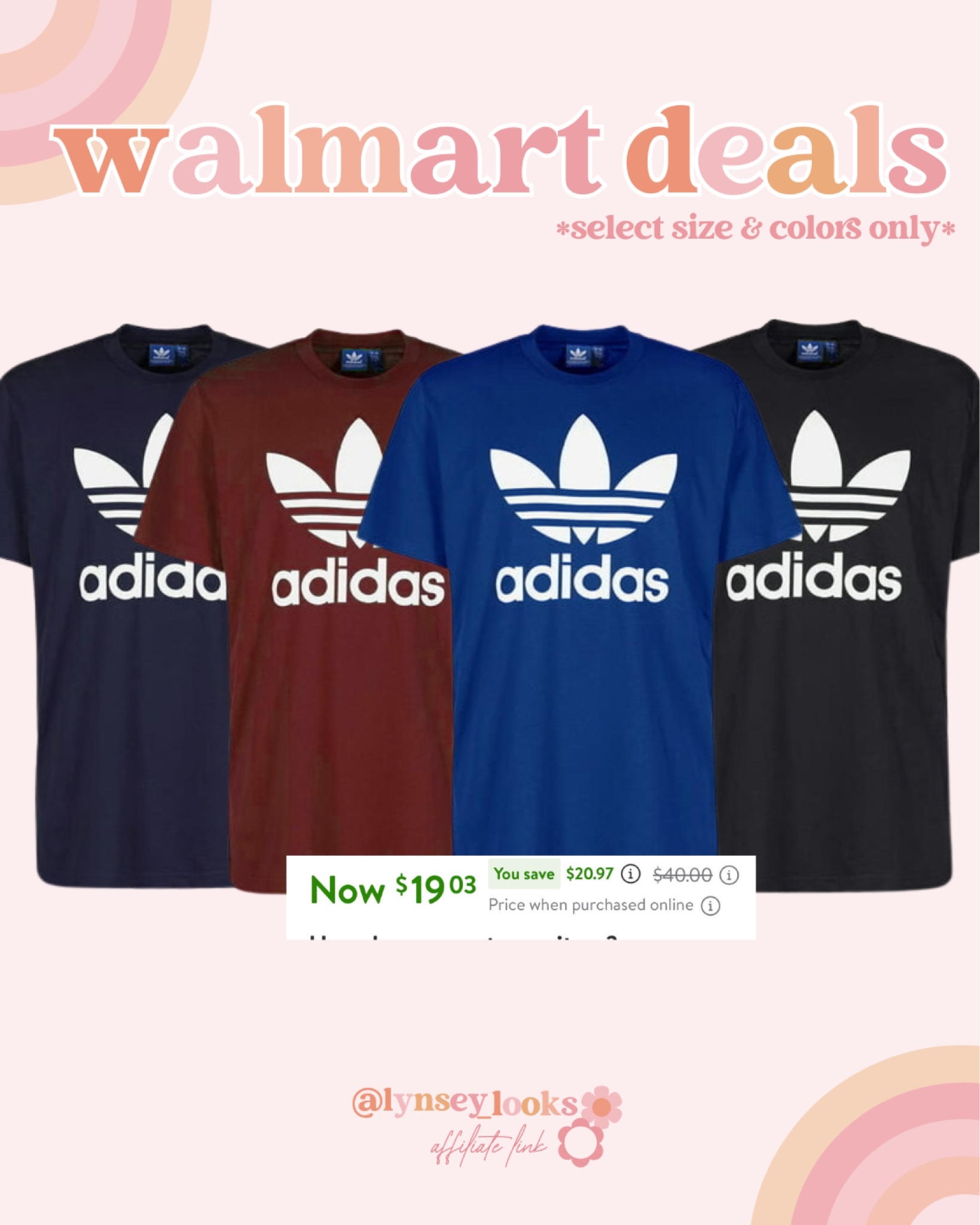 Walmart Deals 🚨

Walmart Deals | Men’s Shirts | Men’s TShirts | Adidas | Adidas T Shirts | Athletic Wear | Men’s Athletic Wear |  

#LTKSaleAlert #LTKActive #LTKMens