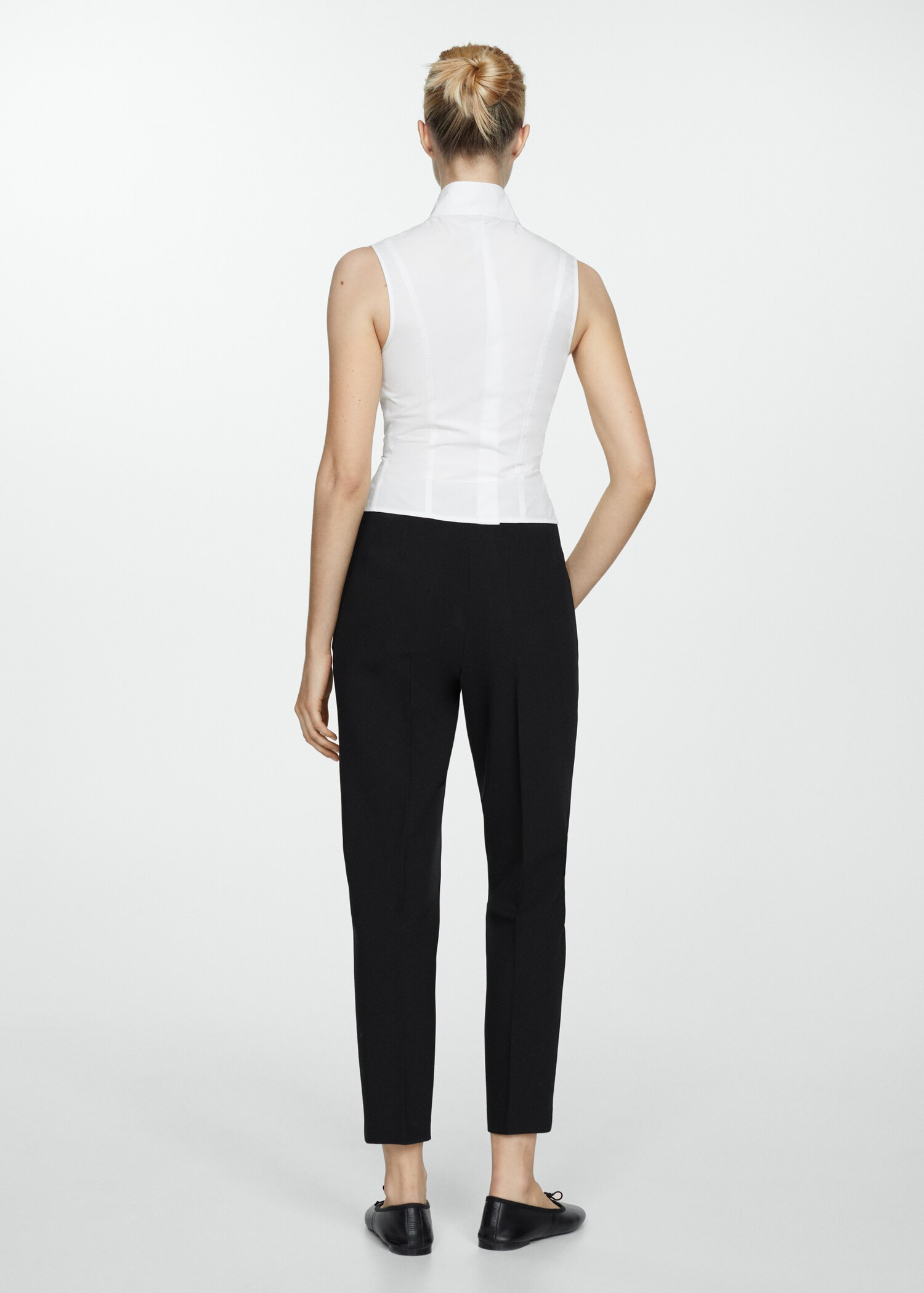 Pleat detail pants | MANGO (US)