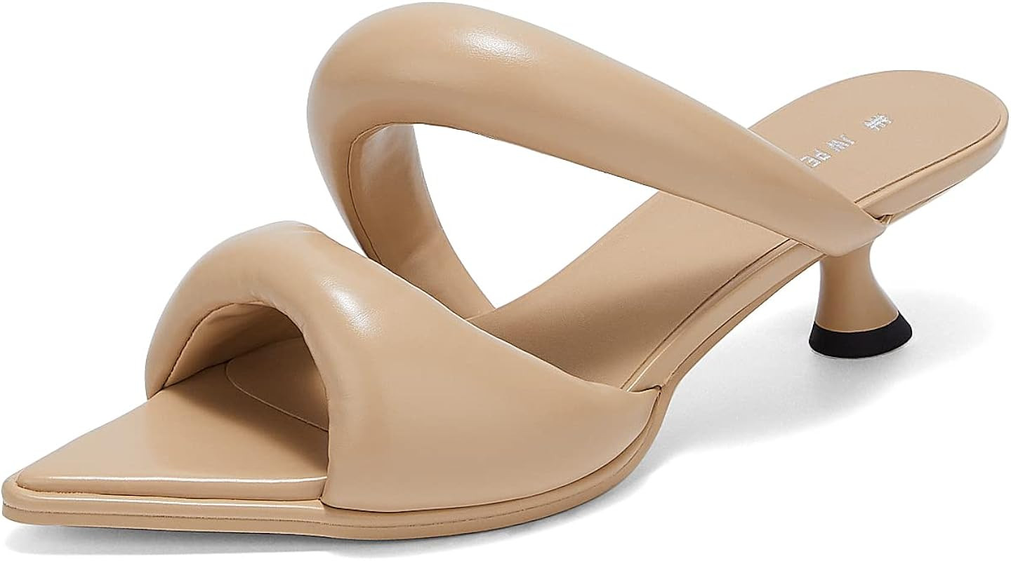 JW PEI Women's Sara Mule Heeled Sandals | Amazon (US)