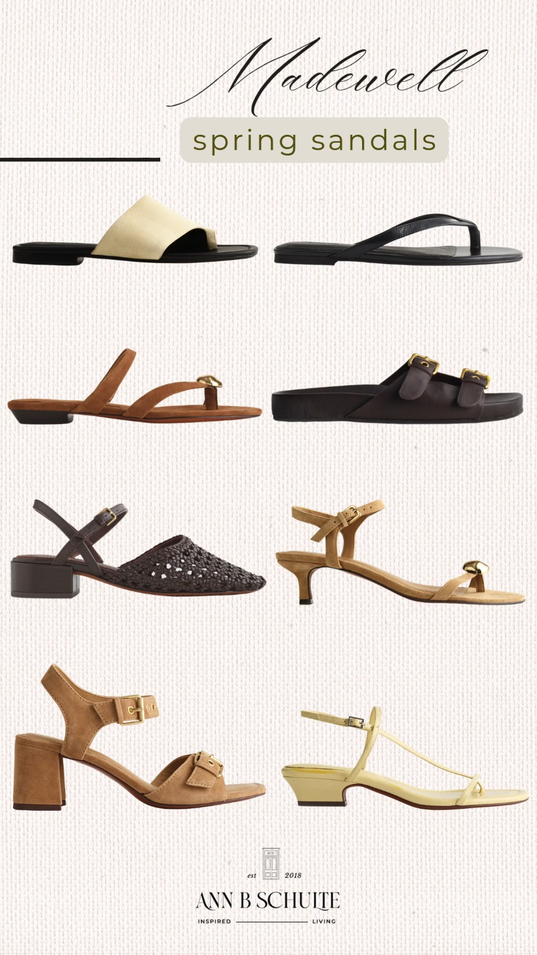 Madewell spring sandals bring breezy straps and cushy comfort that make every step feel like a mini vacation. Toes out, cares way down. 🌿👡☀️
#Madewell #MadewellStyle #SpringSandals #SummerShoes #CasualFootwear #BreezyStyle #OOTDInspo #LTKSpringStyle #WardrobeEssentials #EverydayChic 

 #LTKootd