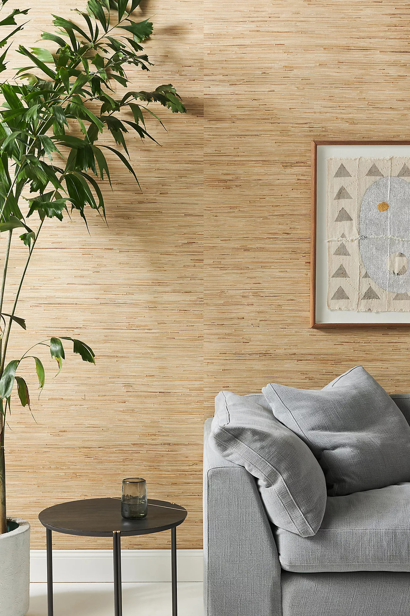 Bali Grasscloth Textured Wallpaper | Anthropologie (US)