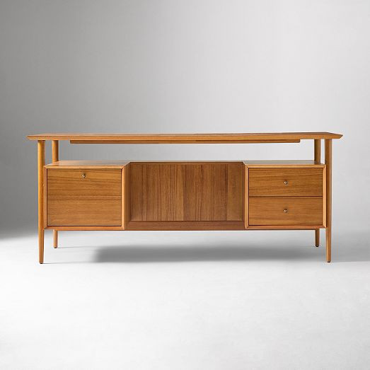 Mid-Century Executive Desk (74") | West Elm (US)