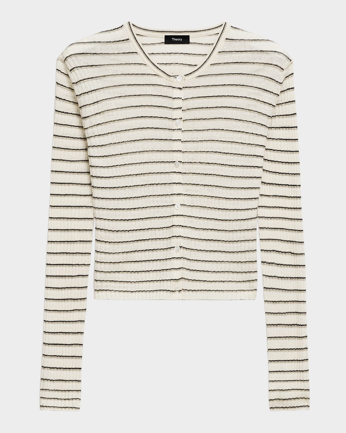 Stripe Cropped Cardigan | Neiman Marcus