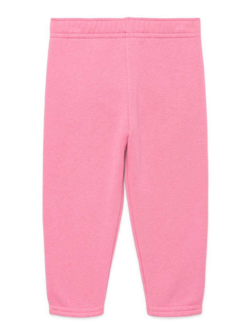Garanimals Baby Girls Fleece Joggers, Sizes 6M-24M | Walmart (US)