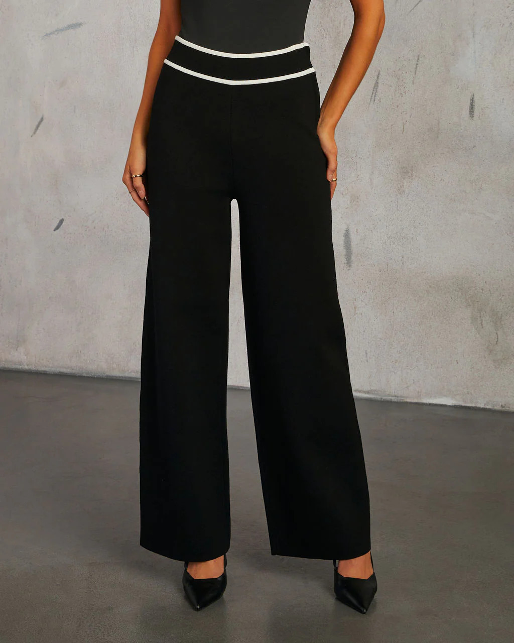 Keeting Contrast High Waisted Pants | VICI