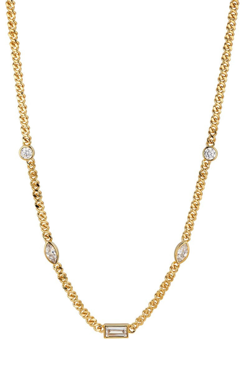 Coco Cubic Zirconia Station Choker Necklace | Nordstrom | Nordstrom