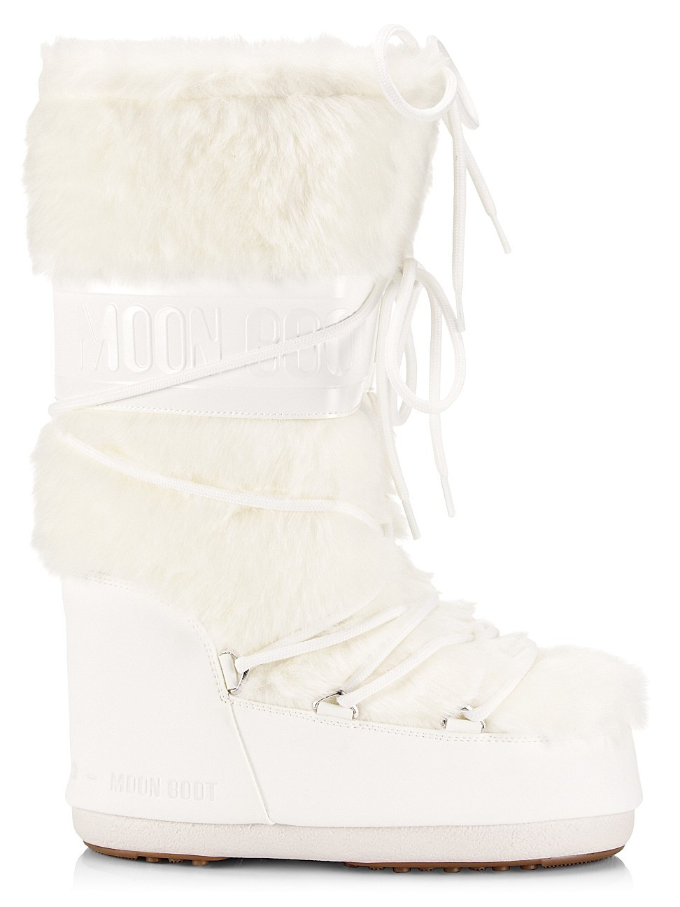 Women's Classic Faux Fur Snowboots - Optical White - Size 3.5 | Saks Fifth Avenue