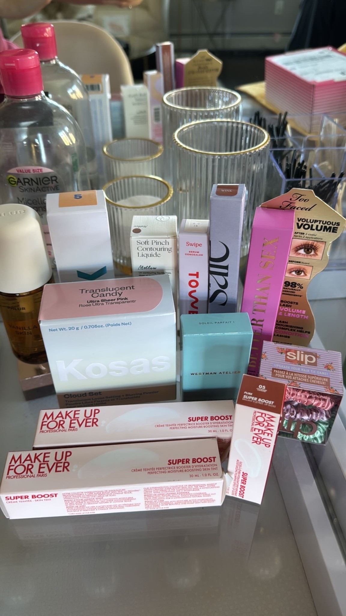 New purchases for a makeup bag update 