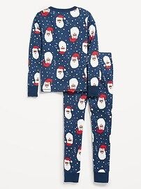 Matching Santa Claus Gender-Neutral Snug-Fit Pajamas for Kids | Old Navy (US)