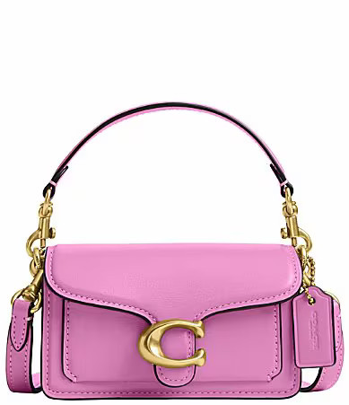COACH Tabby 12 Top Handle Micro Bag - Fuschia | Dillard's