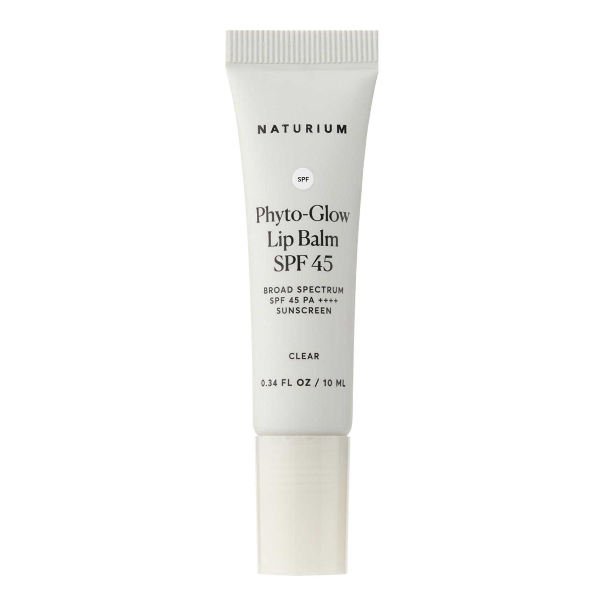 Naturium Phyto-Glow Lip Balm SPF 45 | Hydrating Gloss with Broad Spectrum Sunscreen | 0.34 FL OZ / 10 mL, Clear | Amazon (US)