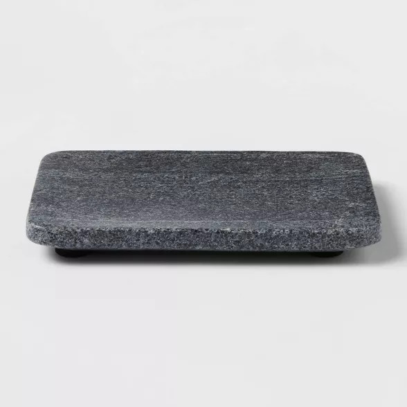 Solid Marble Soap Dish Dark Gray - Threshold™ | Target