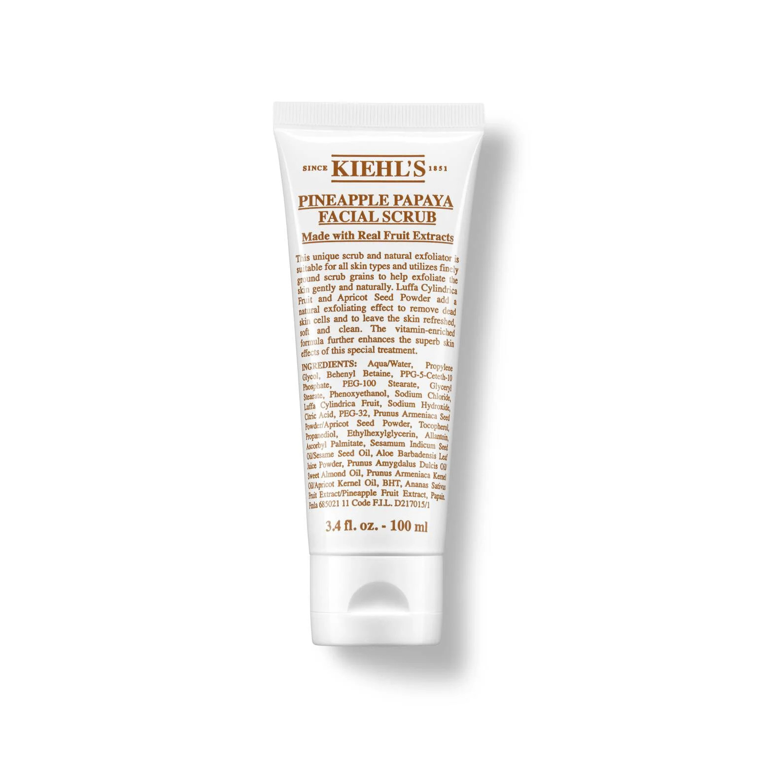 Pineapple Papaya Facial Scrub – Exfoliating Face Scrub - Kiehl’s | Kiehl's