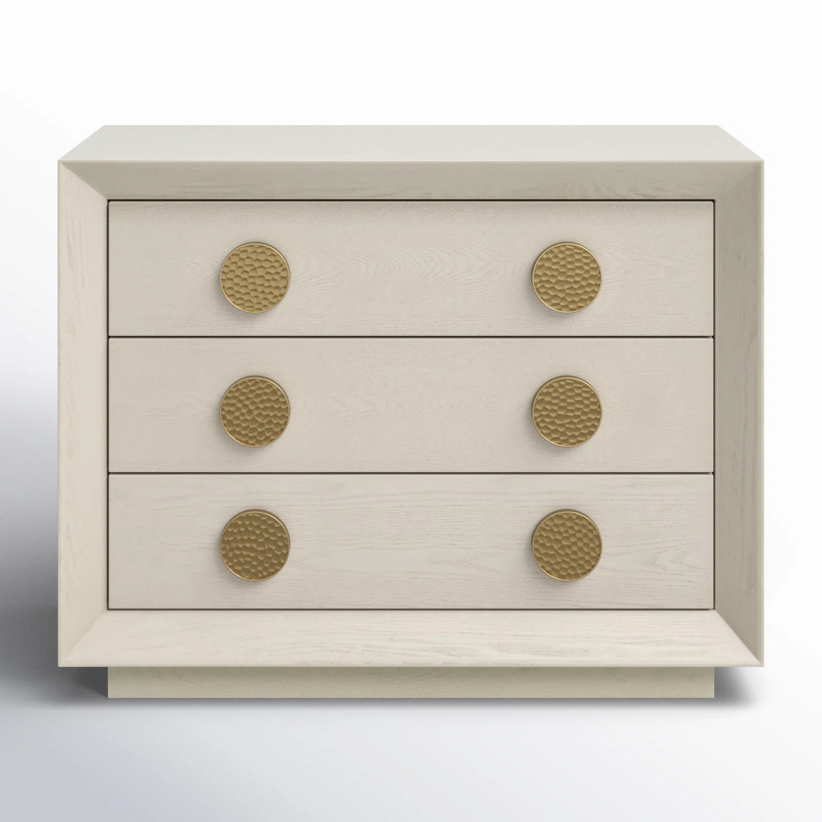 Joss & Main Charmont 3 - Drawer Nightstand in Cream | Wayfair | Wayfair North America