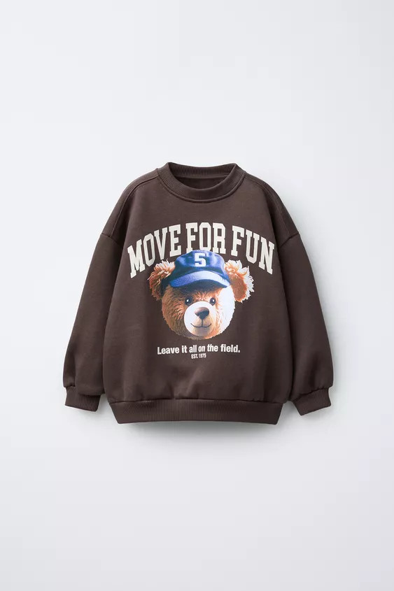 BEAR PRINT SWEATSHIRT | Zara US