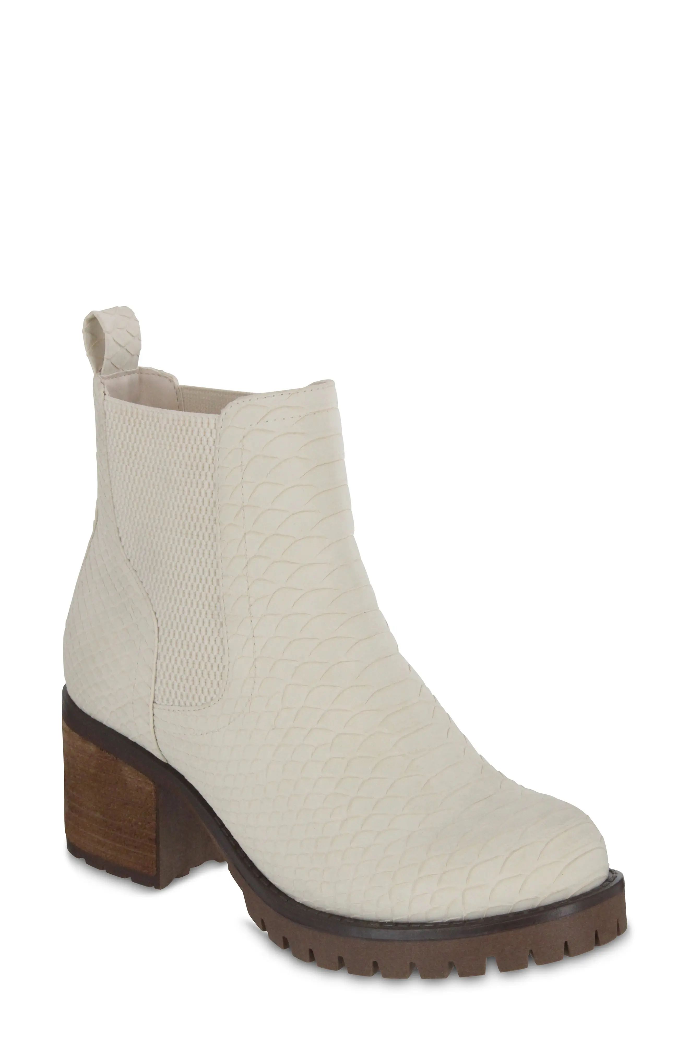 Women's Mia Jonna Chelsea Boot, Size 6.5 M - Ivory | Nordstrom