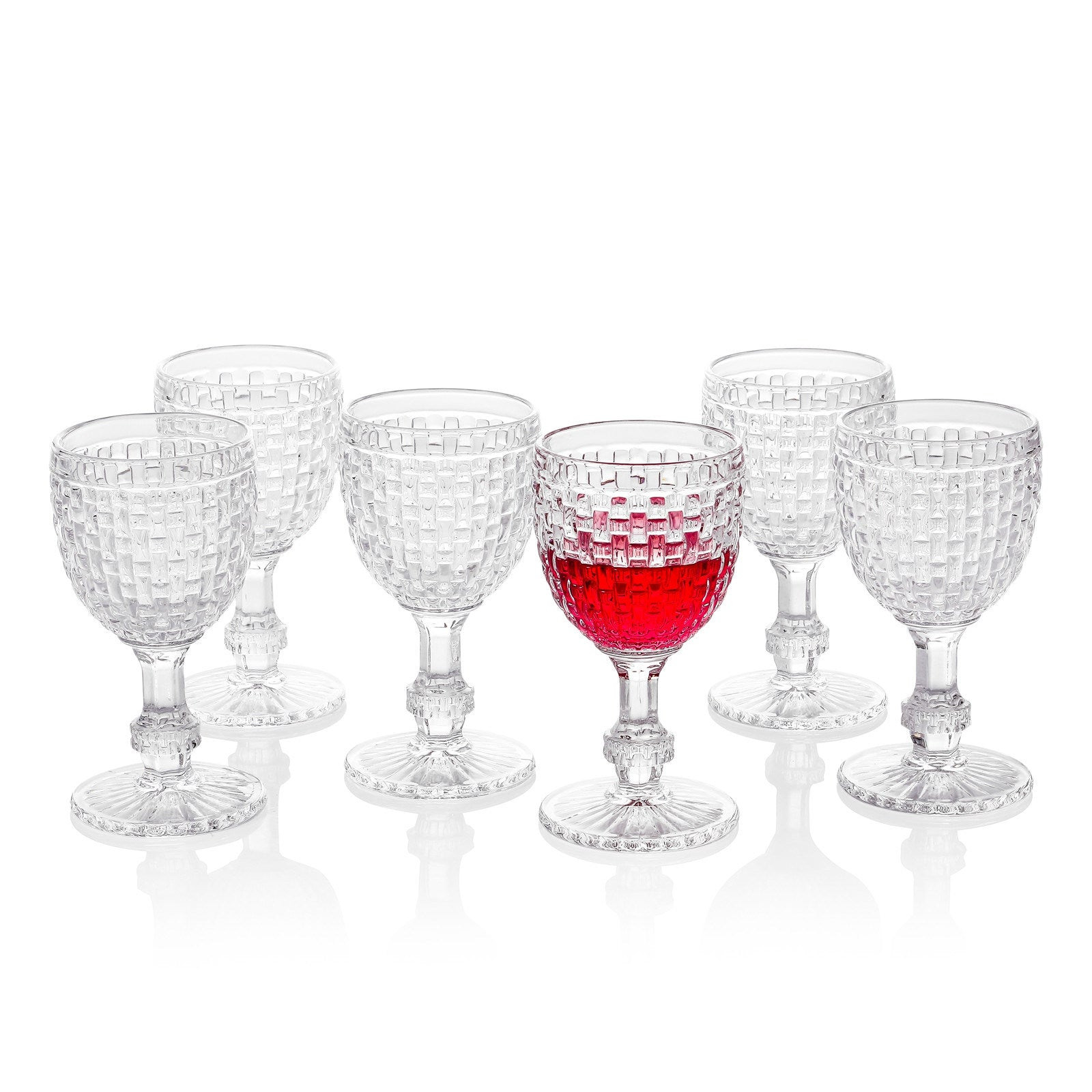 Stem Beverage Goblet Glasses Clear Wine Glass | Walmart (US)