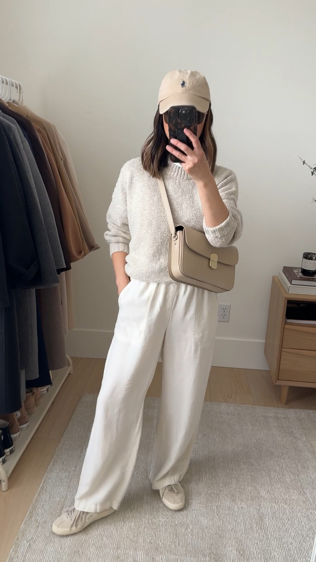 Spring wardrobe staples I’m excited to rewear: Splendid Angie linen crop pants. 

Best petite-friendly linen pants- very comfortable. A warm-weather staple of mine for years. 

Jenni Kayne linen sweater xs (old)
Splendid linen pull on pants xs
Onitsuka Tiger sneakers 4 mens
Sezane Milo in sand
Polo Ralph Lauren cap
Le Specs sunglasses

petite style, spring style, spring outfits, linen pants 

#LTKPetite #LTKmomlife #LTKootd