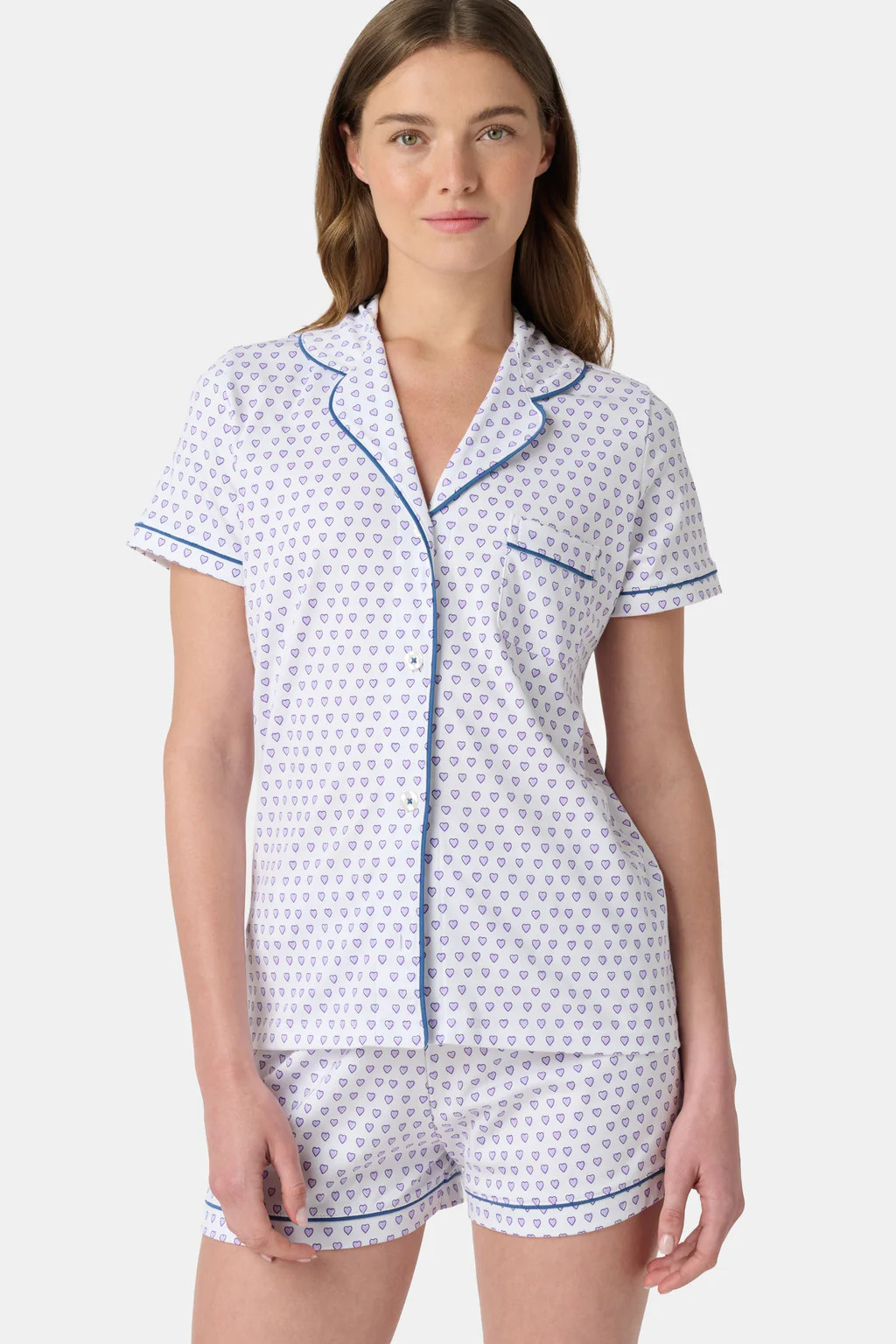 Hearts Polo Pajamas | Roller Rabbit