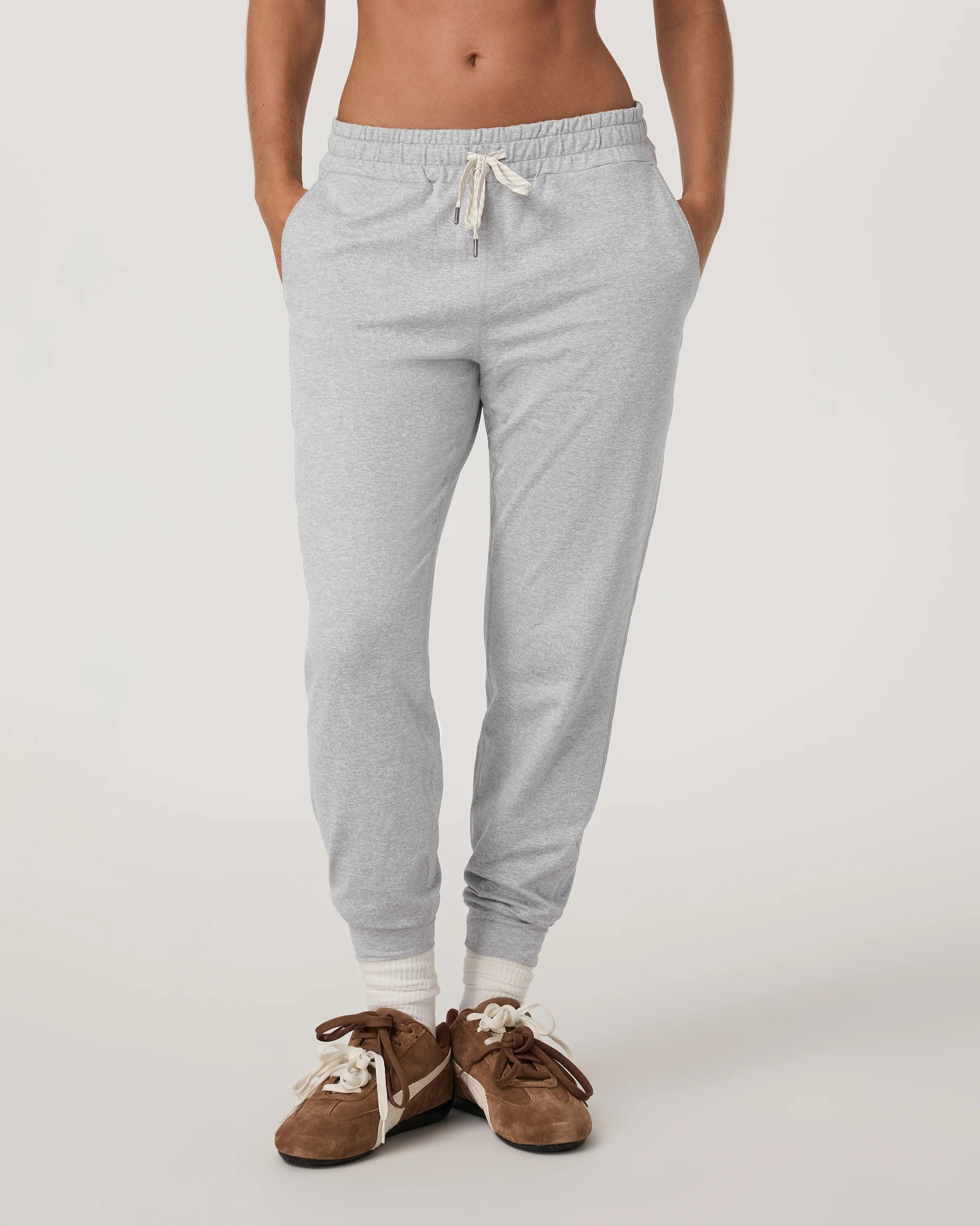 Performance Jogger | Women's Pale Light Grey Joggers | Vuori | Vuori Clothing (US & Canada)