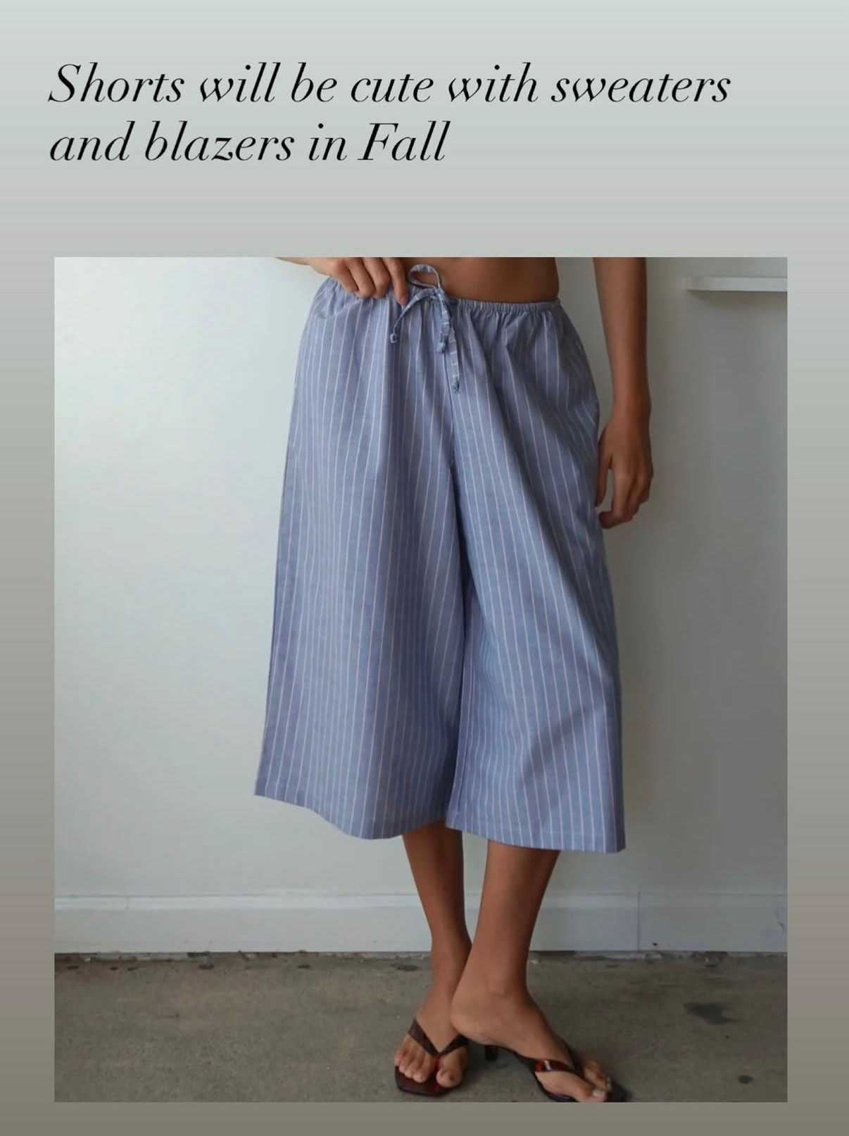 Cutest fall shorts 🩵