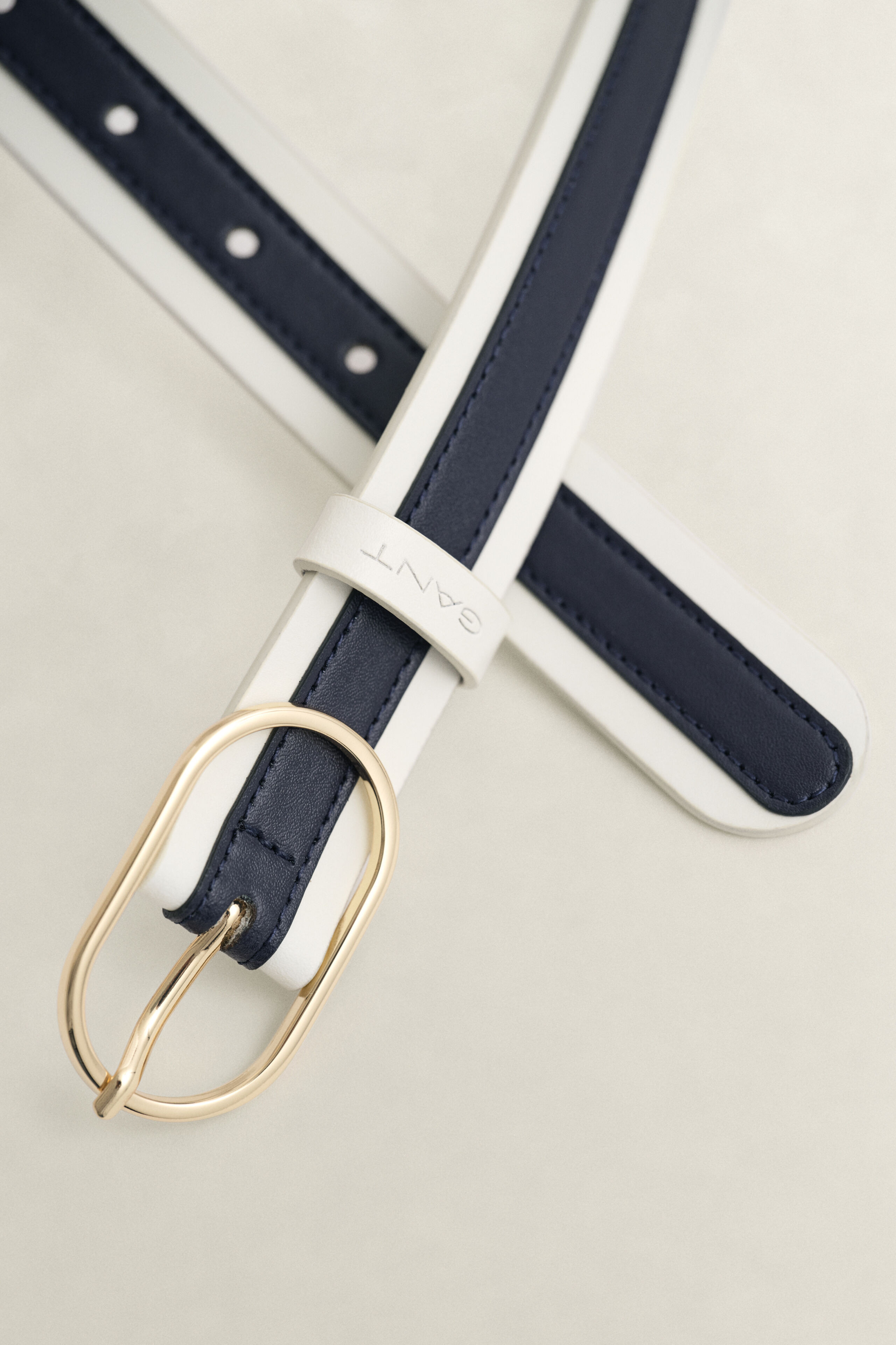 Striped Leather Belt | Gant
