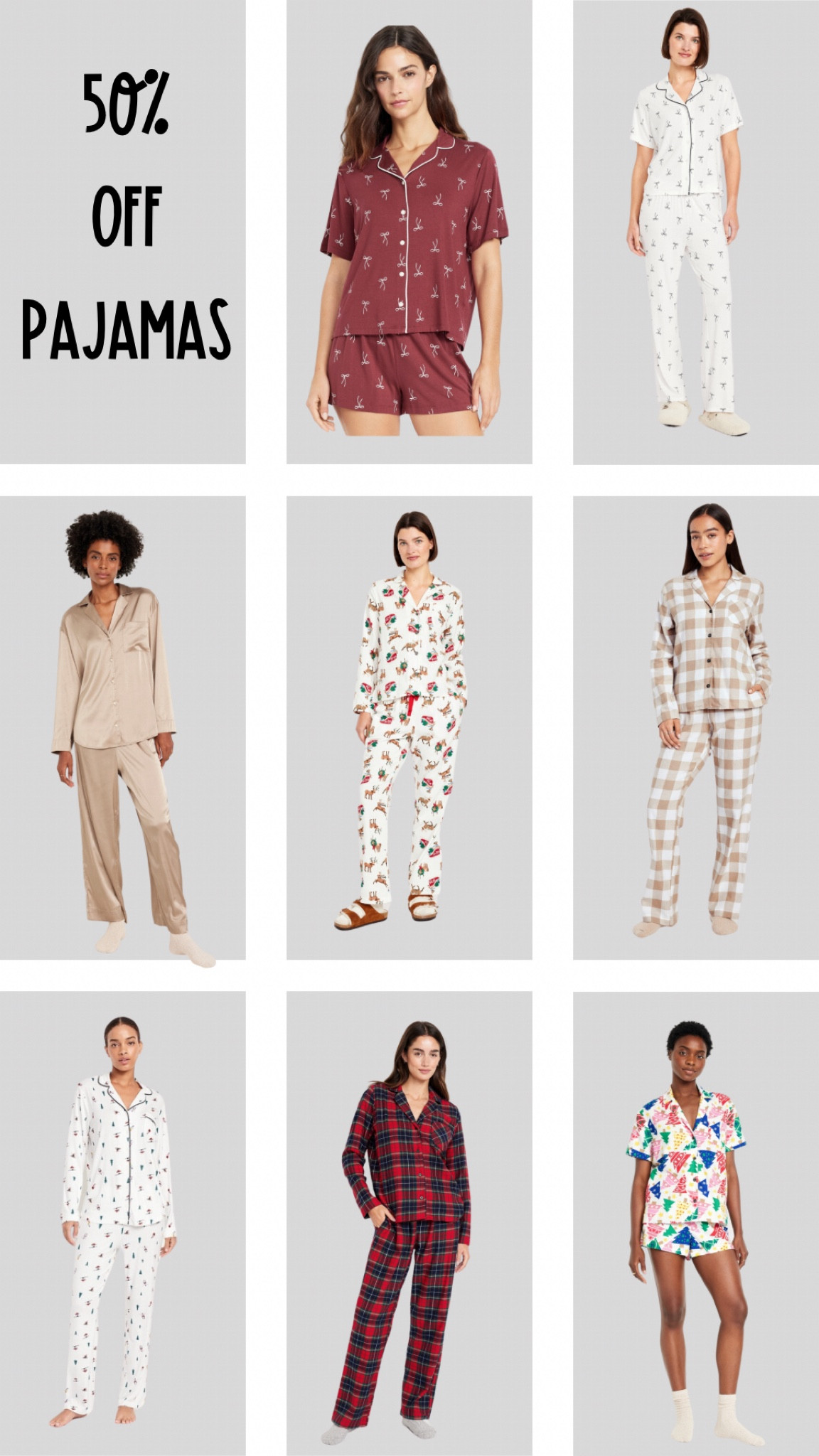 My favorite holiday pajamas are 50% off today 🤩 grab them now sizes sell out so fast!

#LTKSaleAlert #LTKMidsize #LTKSeasonal