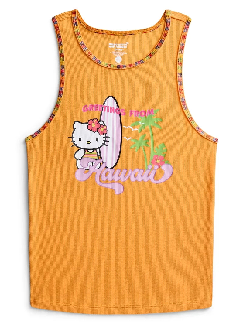 Hello Kitty Women's Greetings from Hawaii Tank Top, Sizes XXS-XXL | Walmart (US)