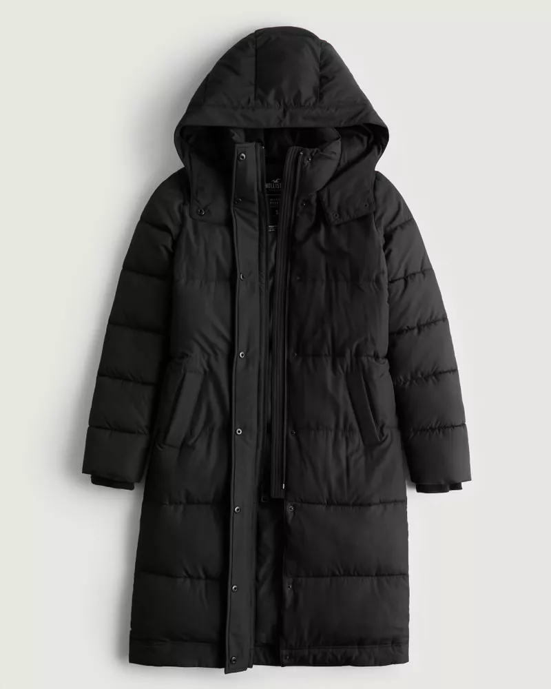 Longline puffer best sale parka hollister