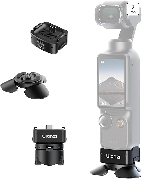 ULANZI Quick Release Mini Tripod Kit for DJI Osmo Pocket 3 4/Xtra Muse, Type-C Full-Function Port... | Amazon (US)