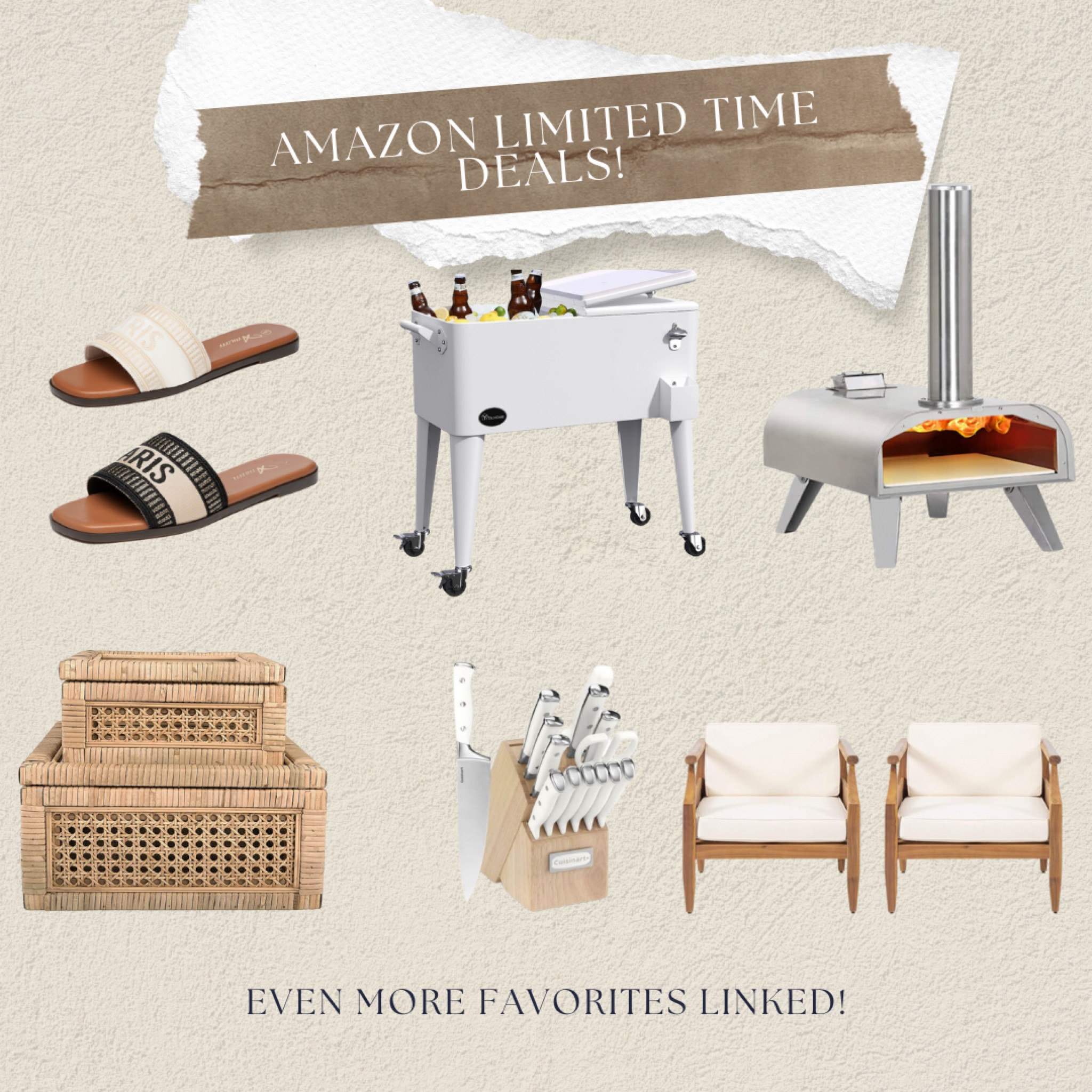 Amazon prime limited time deals! Here are a few Amazon favorites I’ve been loving this summer! That knife set is such a good deal right now, hurry! Tons more linked including my favorite Amazon beauty product lately! 

#LTKxPrimeDay #LTKfamily #LTKunder50